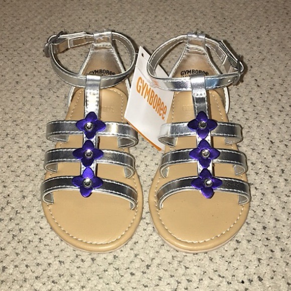 Gymboree New Spring Rainbow Flower Sandal Size 07 NWT